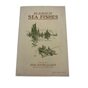 An Album Of Sea Fishes Complete Set Of 50 Tobacco Cards John Player & Sons